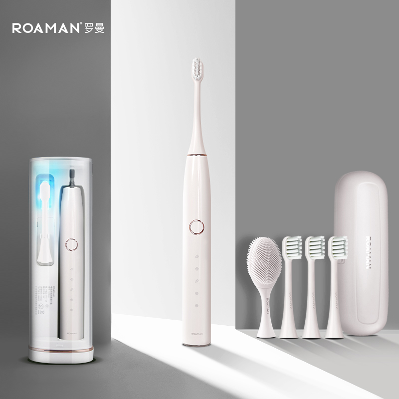 Roaman electric toothbrush with toothbrush head